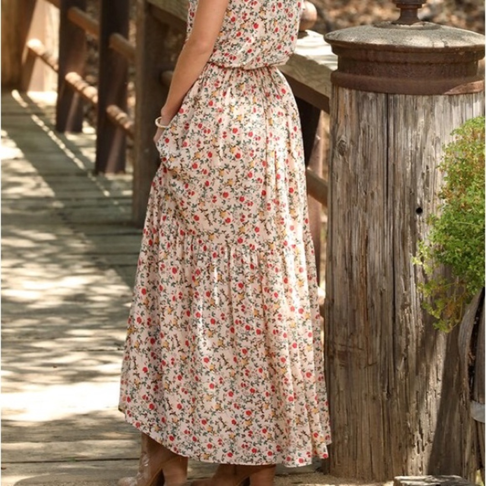 Elle Country Roses Maxi Sundress - Picture 2 of 5